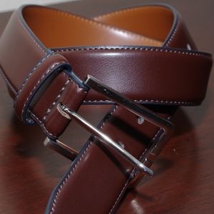 Leather belt